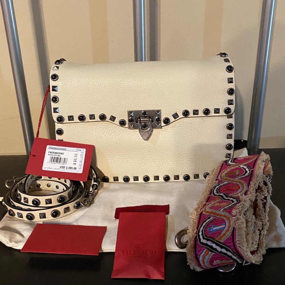 Valentino Rolling Rockstud with Guitar Strap